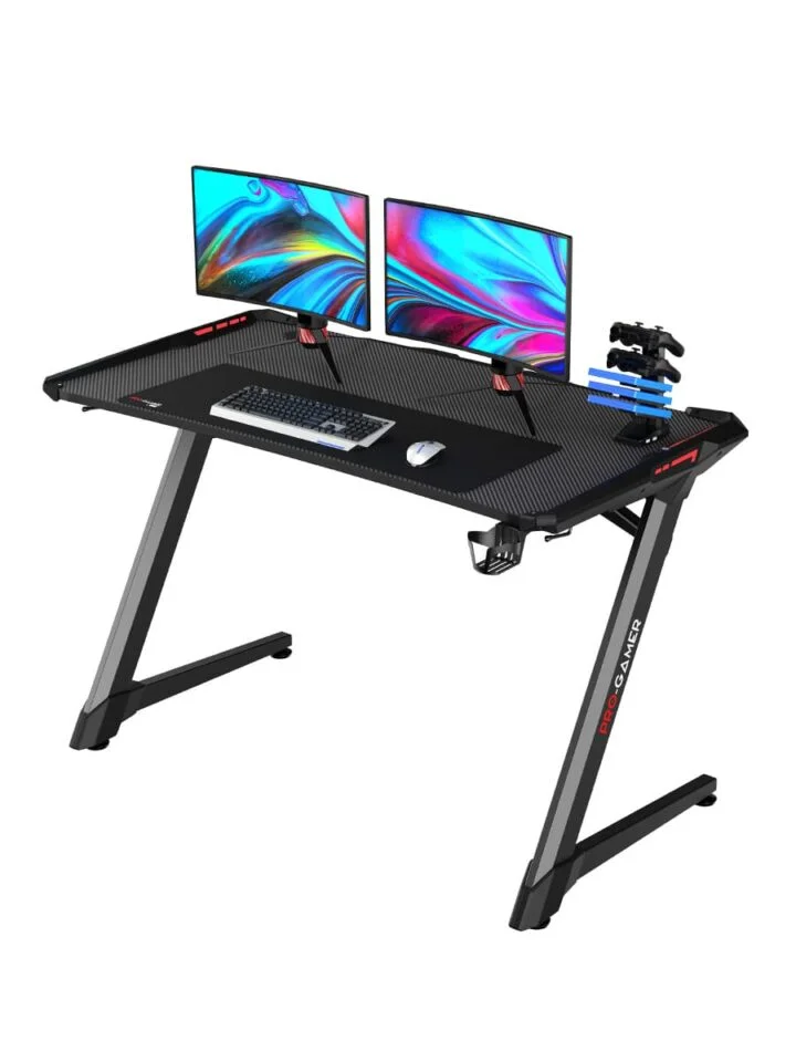 Biurko gamingowe D4000 LED - obrazek 4