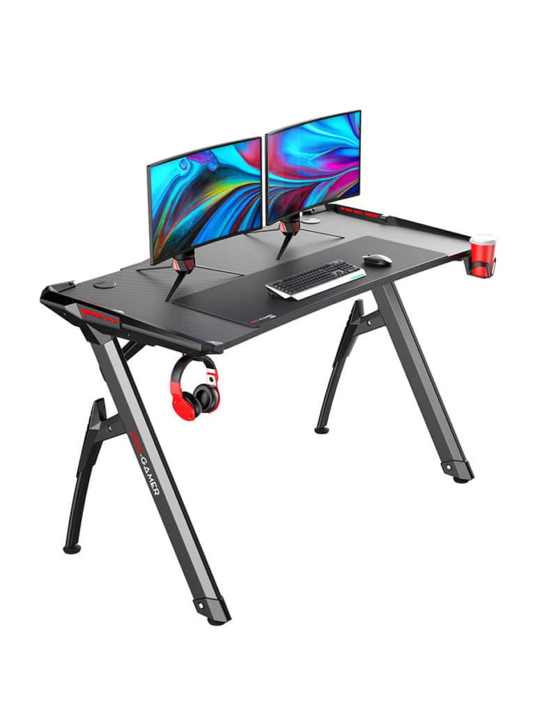 Biurko gamingowe D5000 LED