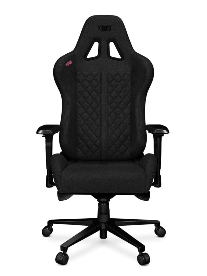 Fotel gamingowy YUMISU 2050 Tkanina BLACK - obrazek 6