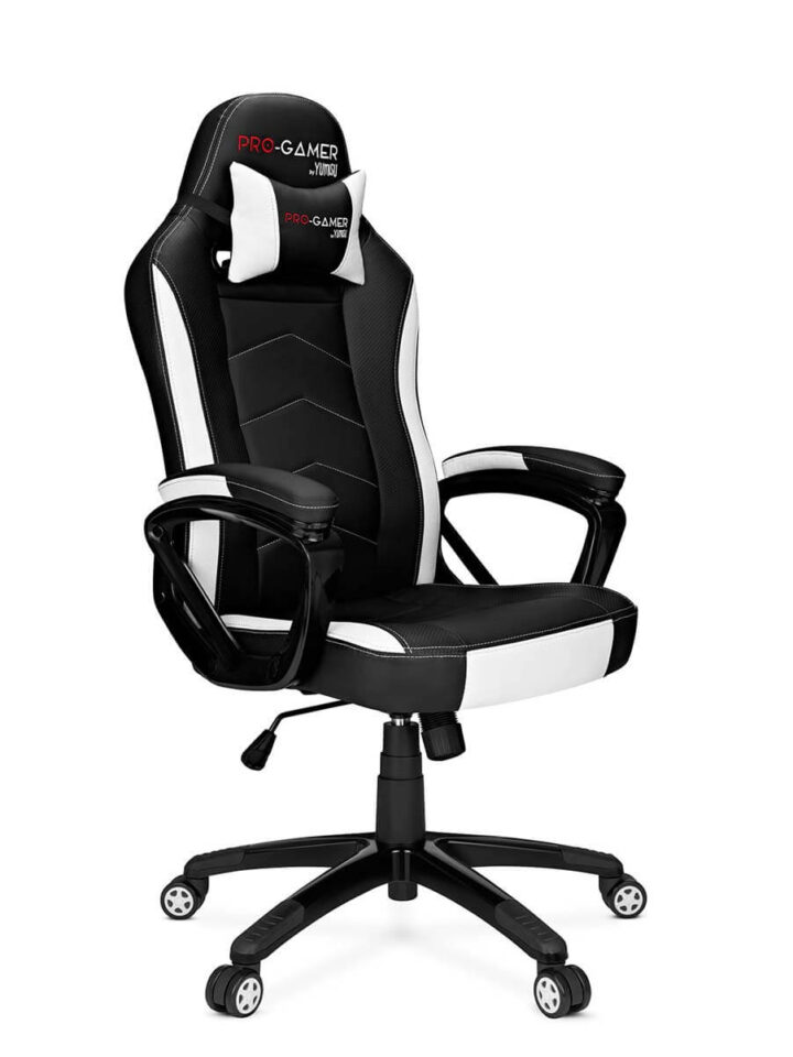 Fotel gamingowy ATILLA Carbon Biały - obrazek 2