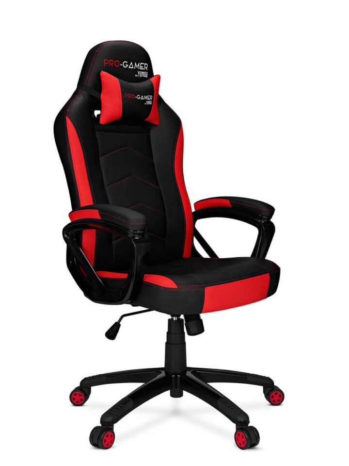 Fotel gamingowy ATILLA Carbon Czerwony - obrazek 6