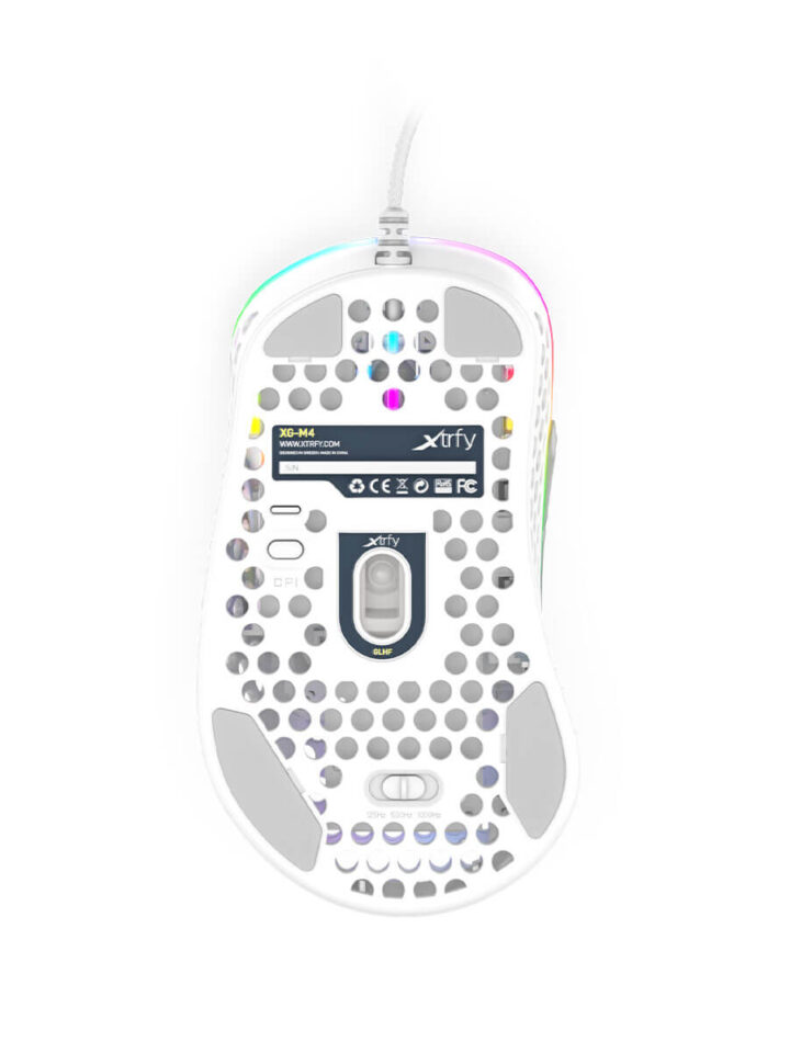 Xtrfy M4 RGB Gaming Mouse White - obrazek 5