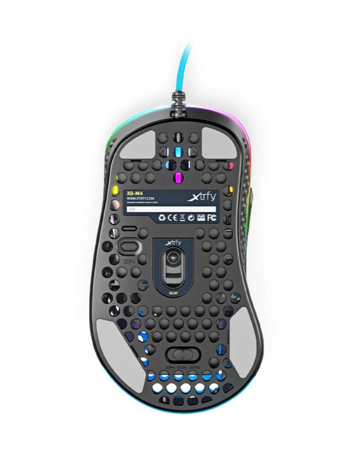 Xtrfy M4 RGB Gaming Mouse Miami Blue - obrazek 5