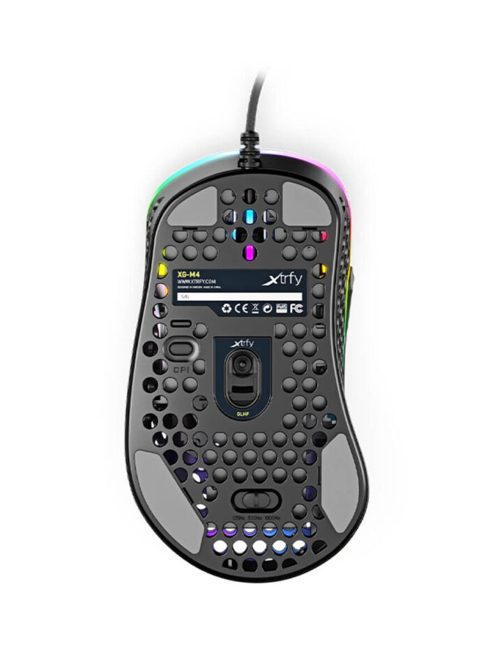 Xtrfy M4 RGB Gaming Mouse Black - obrazek 4