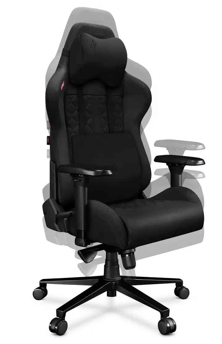 Fotel gamingowy YUMISU 2050 Tkanina BLACK - obrazek 9