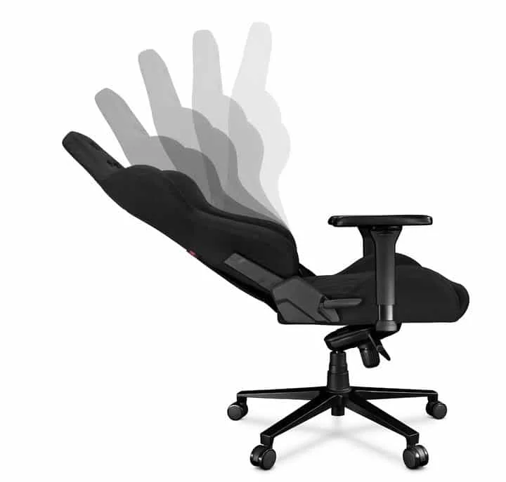 Fotel gamingowy YUMISU 2050 Tkanina BLACK - obrazek 10
