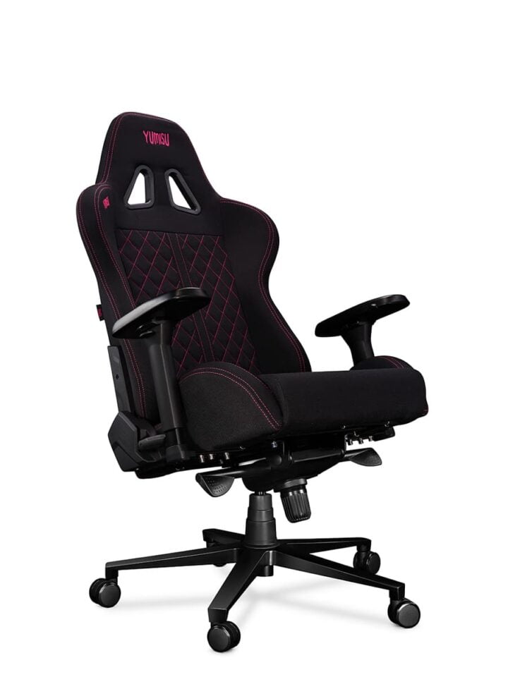 Fotel gamingowy YUMISU 2050 Tkanina PINK - obrazek 4
