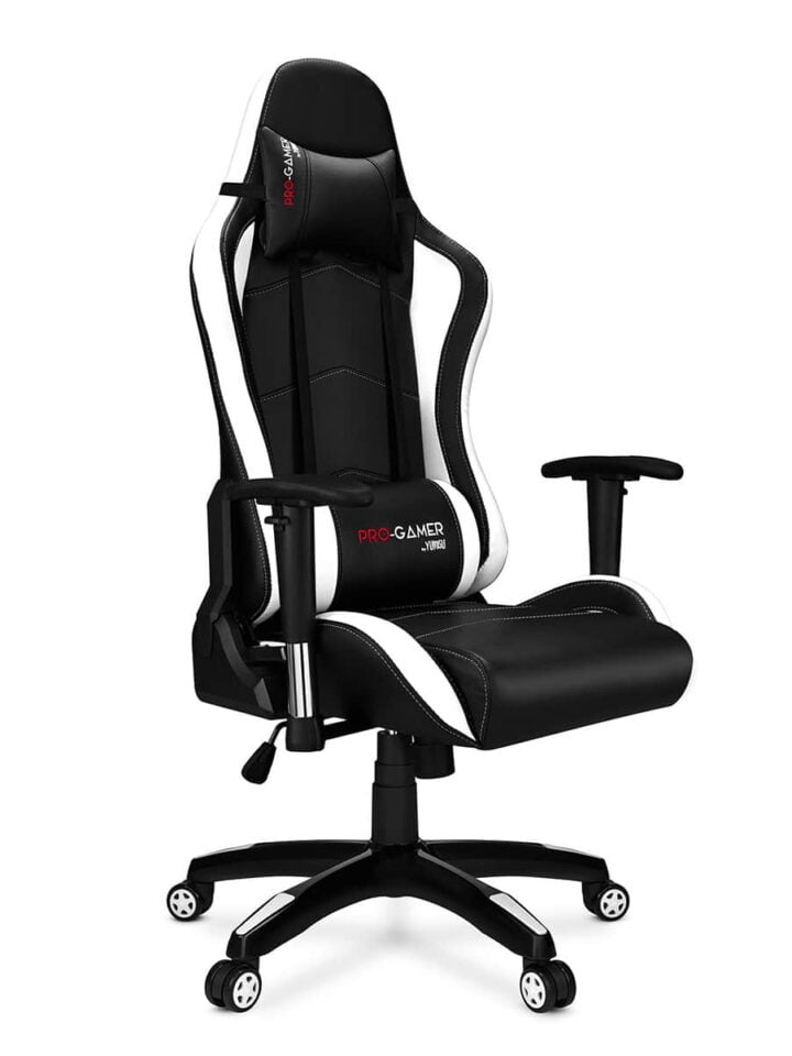 Fotel gamingowy FALCON Biały - obrazek 2