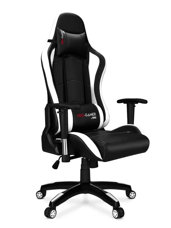 Fotel gamingowy FALCON Biały OT/7/02/24 OUTLET - obrazek 2