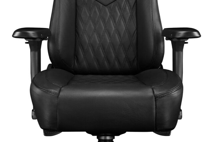 Fotel gamingowy YUMISU 2053 Magnetic Real Leather BLACK - obrazek 19