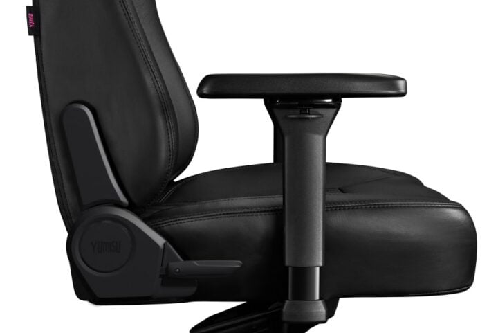 Fotel gamingowy YUMISU 2053 Magnetic Real Leather BLACK - obrazek 18