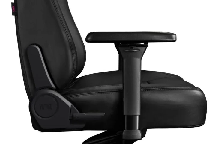 Fotel gamingowy YUMISU 2053 Magnetic Real Leather BLACK - obrazek 18