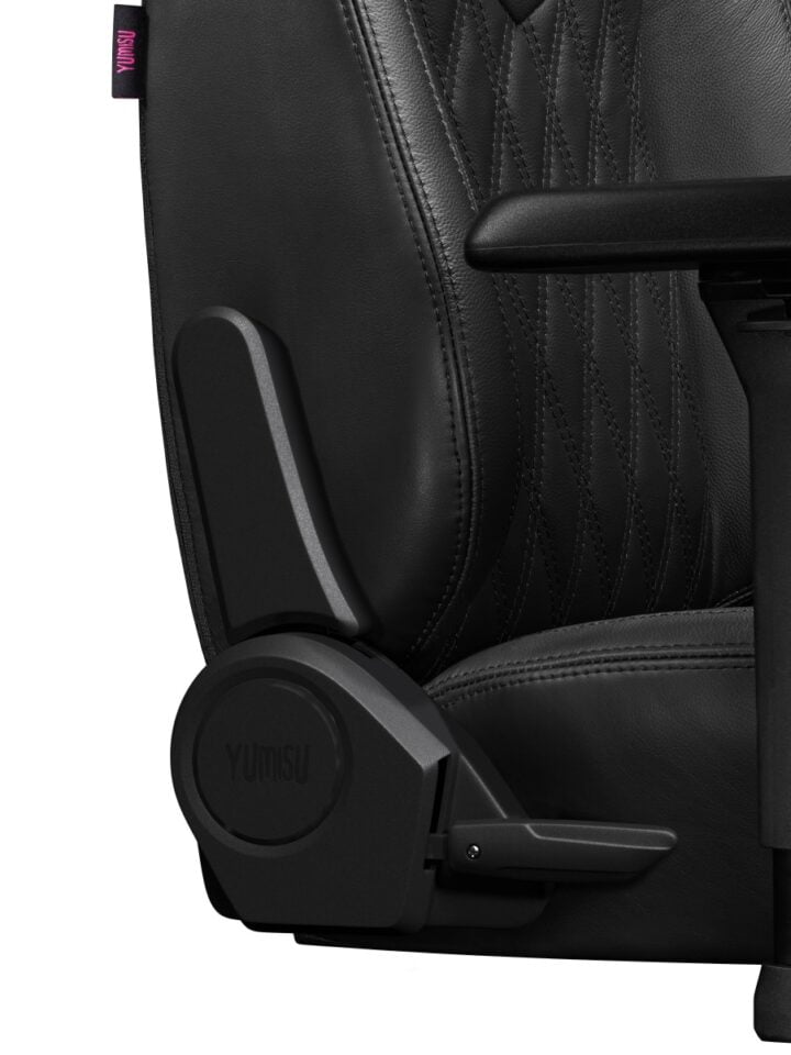 Fotel gamingowy YUMISU 2053 Magnetic Real Leather BLACK - obrazek 17