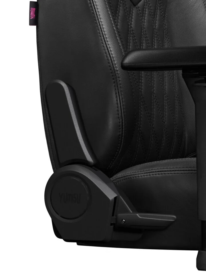 Fotel gamingowy YUMISU 2053 Magnetic Real Leather BLACK - obrazek 17