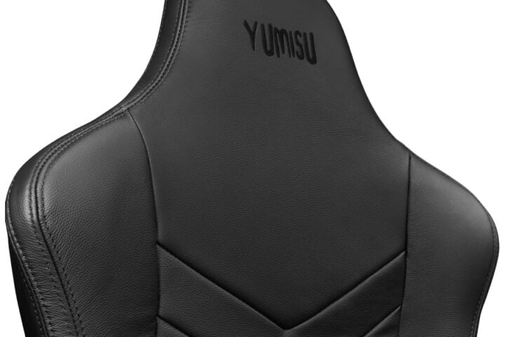 Fotel gamingowy YUMISU 2053 Magnetic Real Leather BLACK - obrazek 12