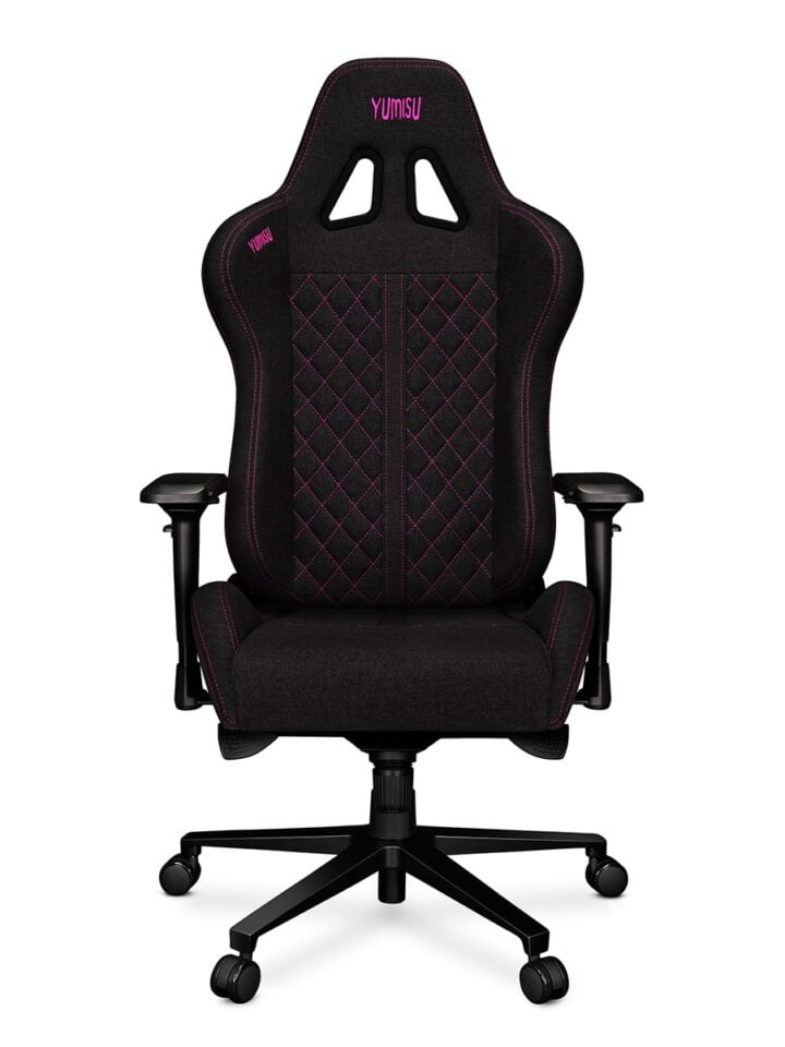 Fotel gamingowy YUMISU 2050 Tkanina PINK - obrazek 5