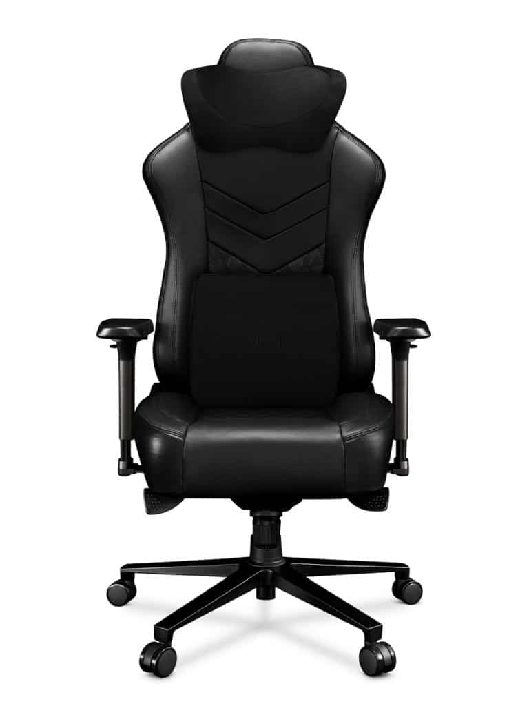 Fotel gamingowy YUMISU 2053 Magnetic Real Leather BLACK