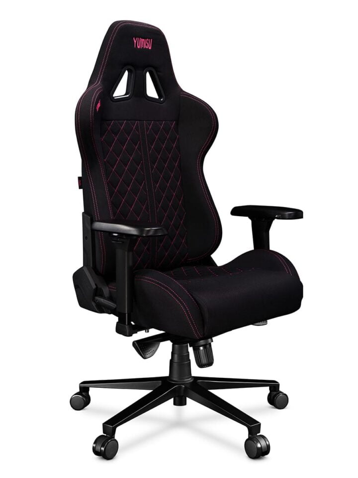 Fotel gamingowy YUMISU 2050 Tkanina PINK - obrazek 6