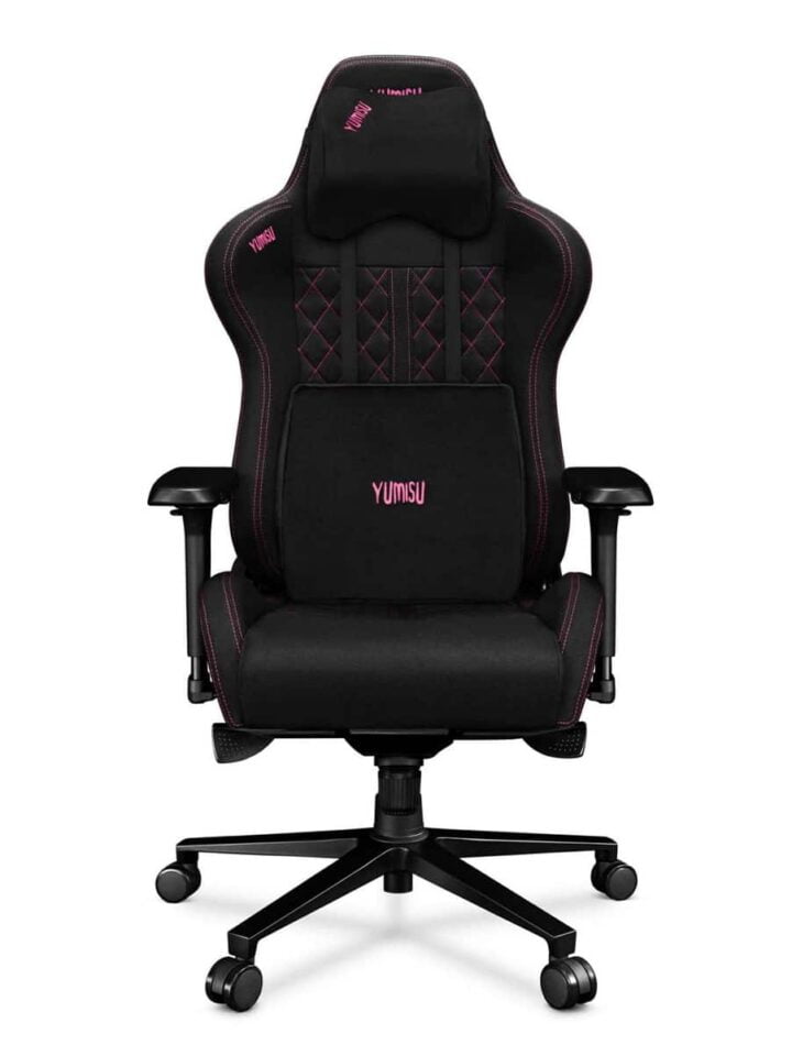 Fotel gamingowy YUMISU 2050 Tkanina PINK