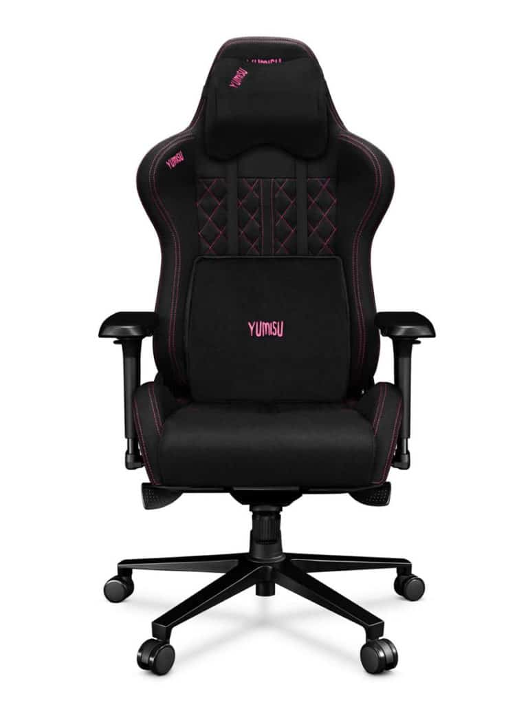 Fotel gamingowy YUMISU 2050 Tkanina PINK