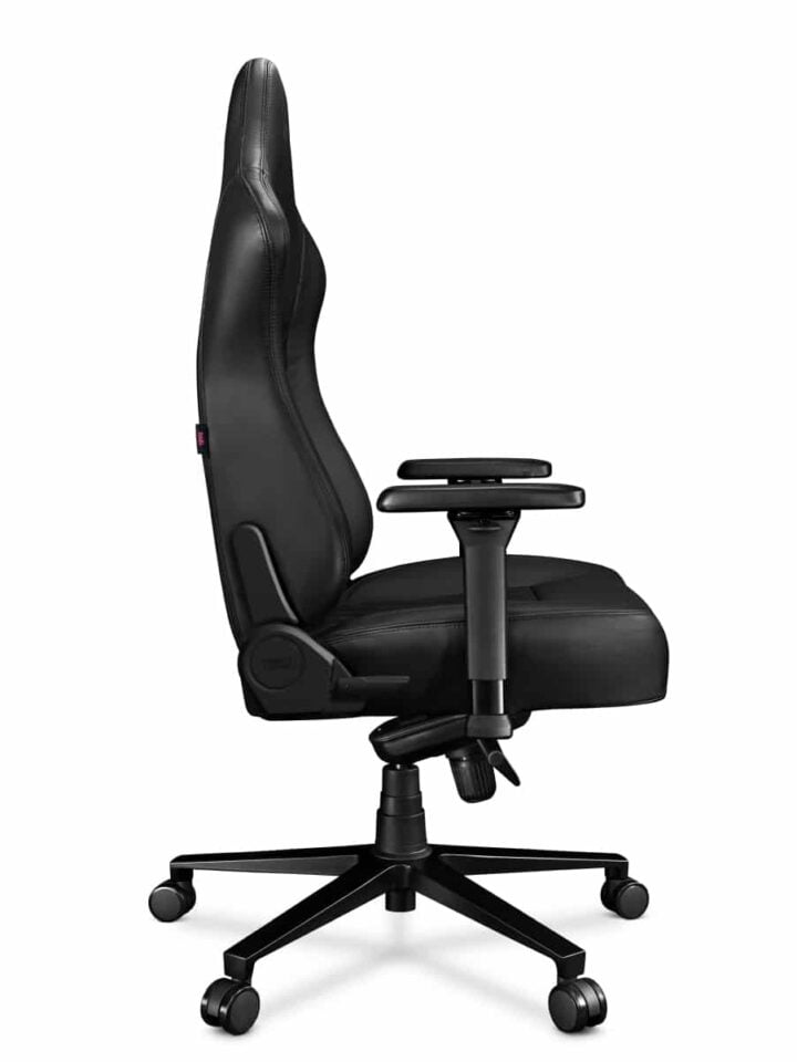Fotel gamingowy YUMISU 2053 Magnetic Real Leather BLACK - obrazek 8