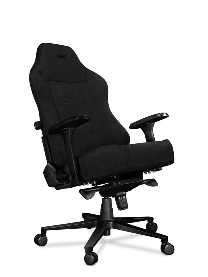 Fotel gamingowy YUMISU 2054 Tkanina BLACK/BLACK - obrazek 6