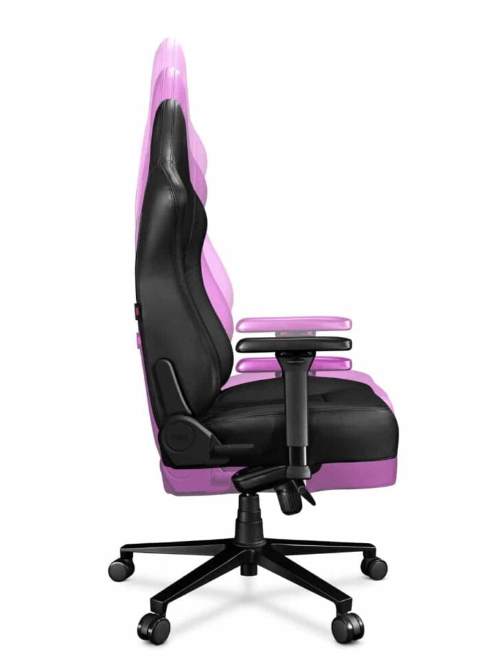 Fotel gamingowy YUMISU 2053 Magnetic Real Leather BLACK - obrazek 11