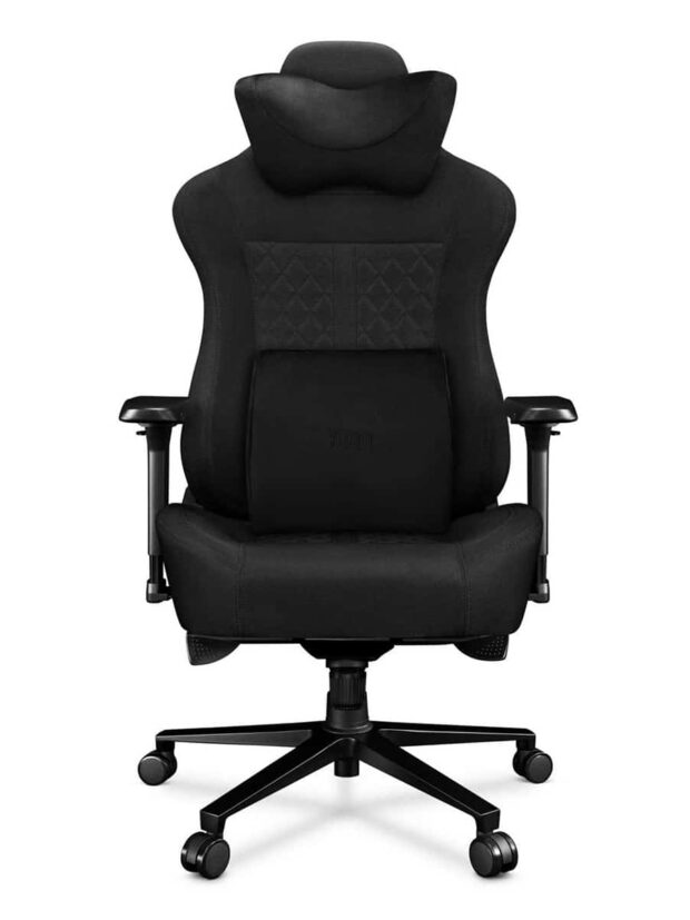 Fotel gamingowy YUMISU 2052 Tkanina BLACK/BLACK