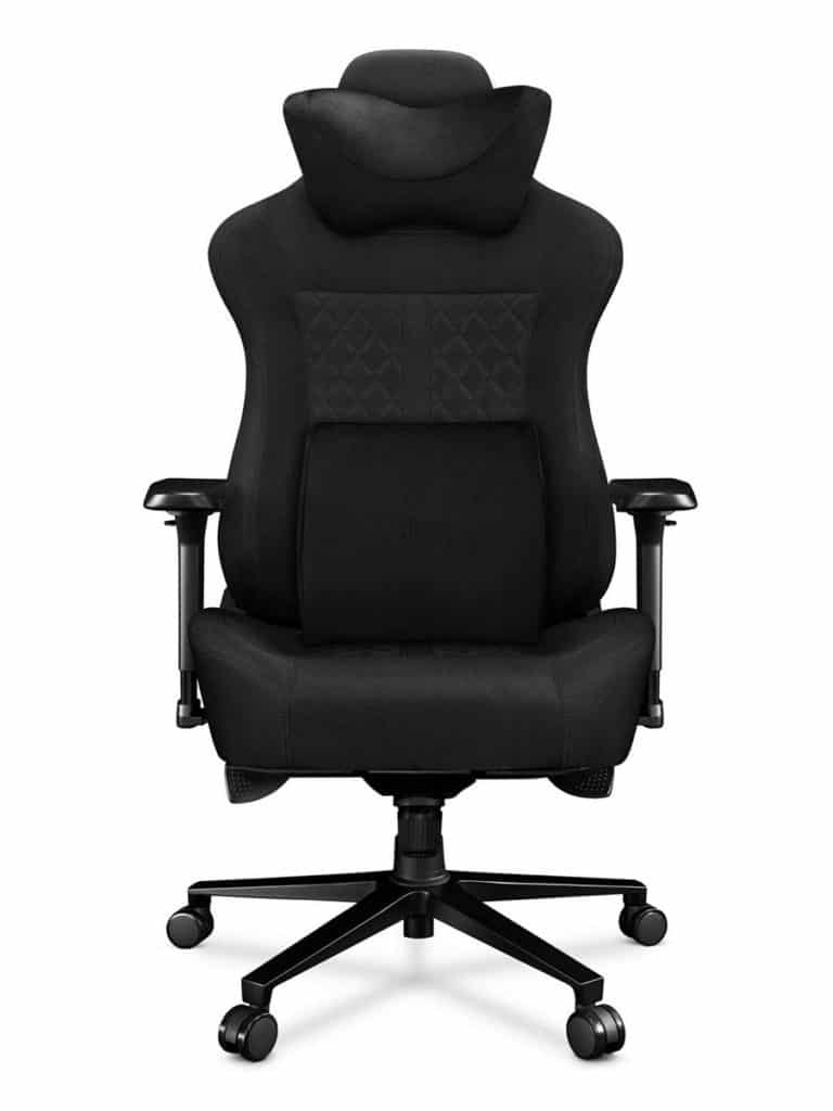 Fotel gamingowy YUMISU 2052 Tkanina BLACK/BLACK
