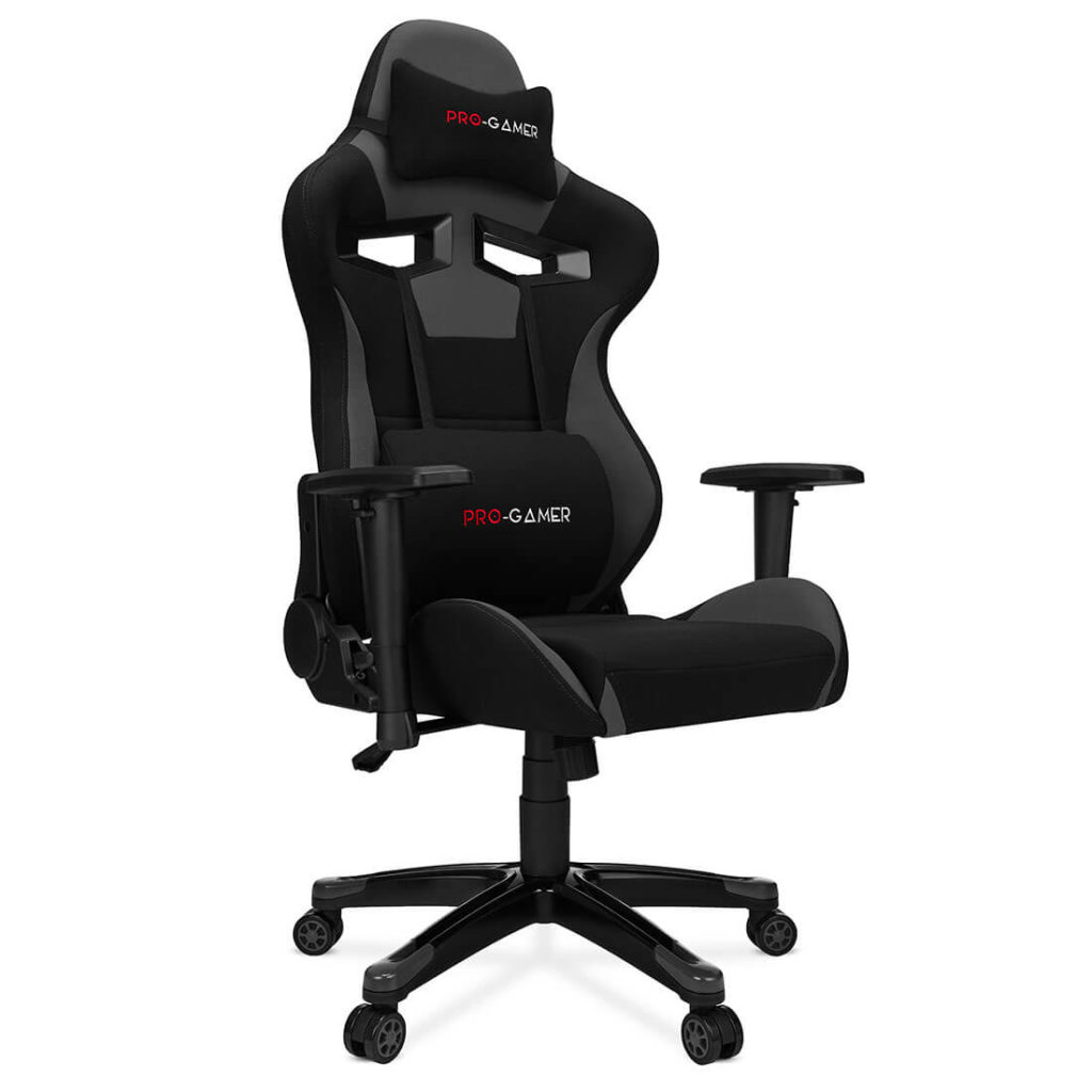 Fotel gamingowy AGURI+ Tkanina Szary Fotel gamingowy AGURI+ Tkanina Szary