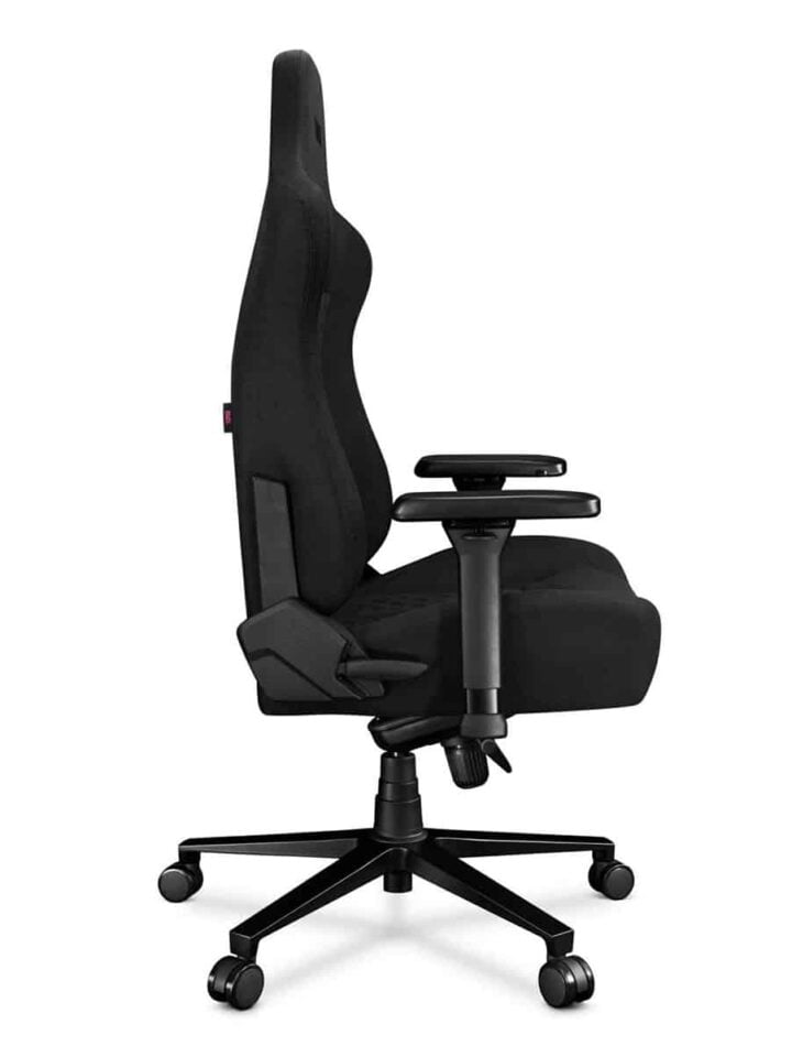 Fotel gamingowy YUMISU 2052 Tkanina BLACK/BLACK - obrazek 3
