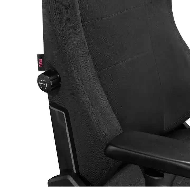 Fotel gamingowy YUMISU 2054 Tkanina BLACK/BLACK - obrazek 12