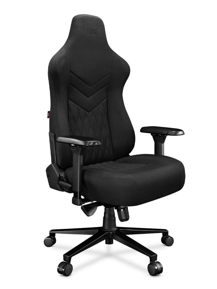 Fotel gamingowy YUMISU 2053 Tkanina BLACK - obrazek 5