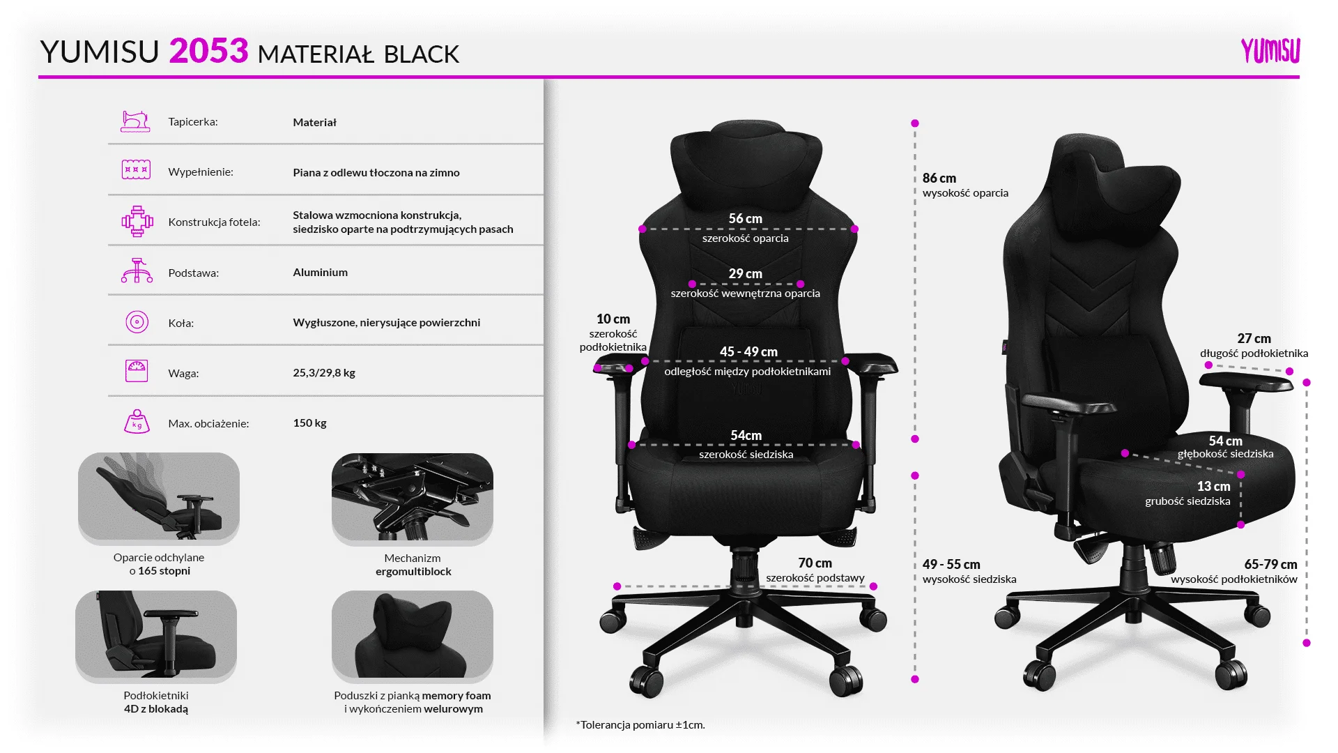 Fotel gamingowy Yumisu 2053