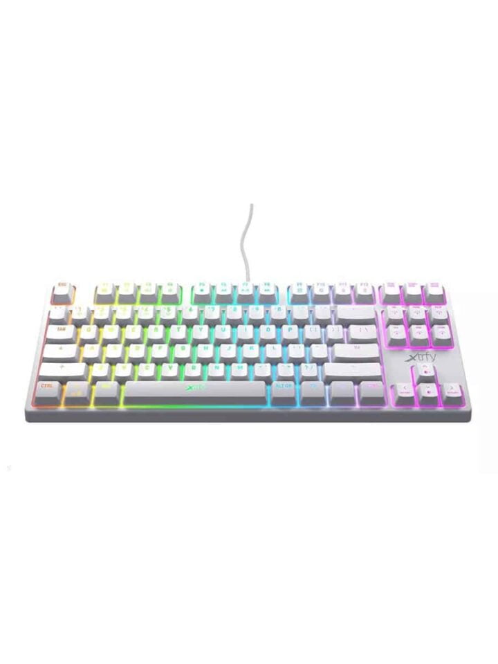 Xtrfy K4 TKL RGB White - obrazek 2