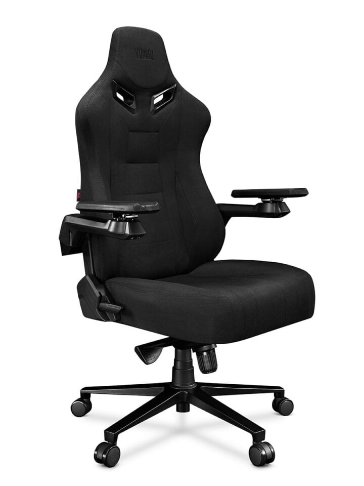 Fotel gamingowy YUMISU 2049 Tkanina BLACK - obrazek 7