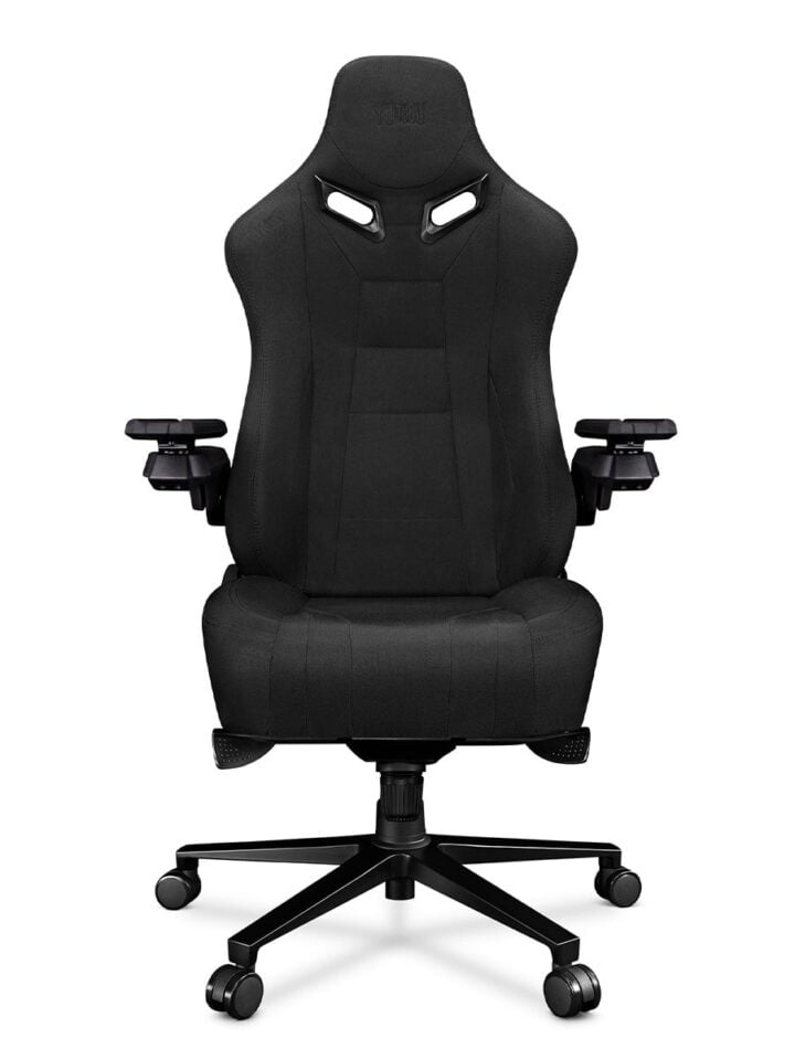 Fotel gamingowy YUMISU 2049 Tkanina BLACK - obrazek 6