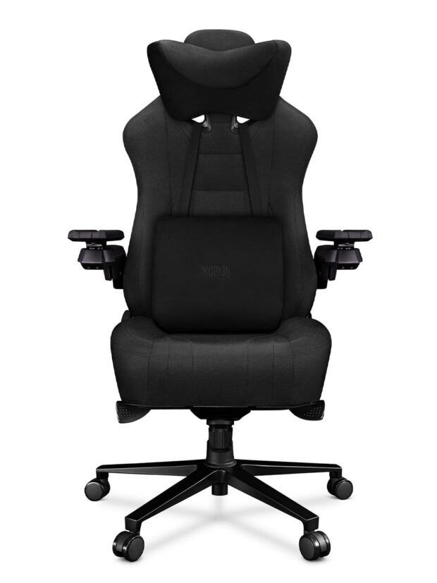 Fotel gamingowy YUMISU 2049 Tkanina BLACK