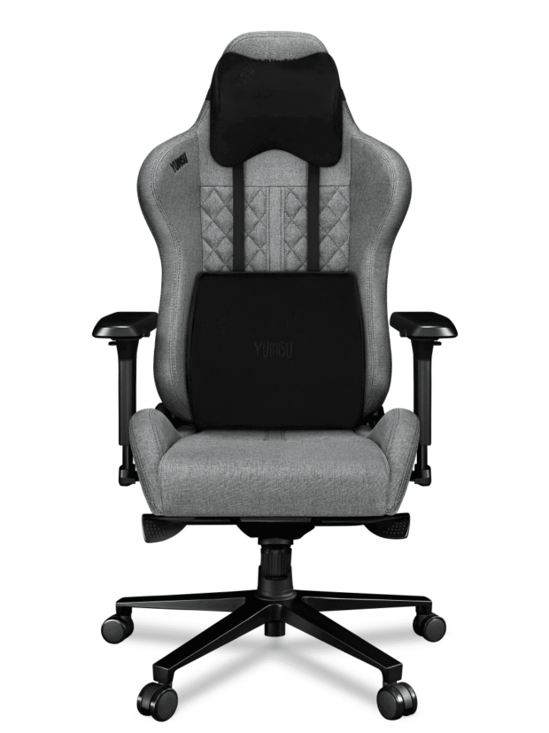 Fotel gamingowy YUMISU 2050 Tkanina CLOUD/BLACK
