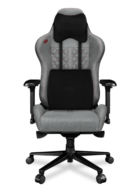 Fotel gamingowy YUMISU 2050 Tkanina CLOUD/RED