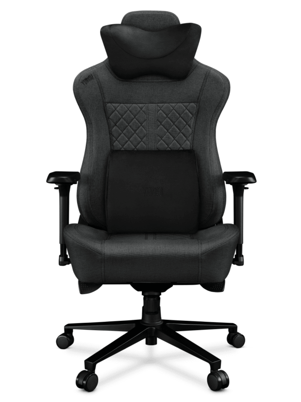 Fotel gamingowy YUMISU 2052 Tkanina GRAY/BLACK