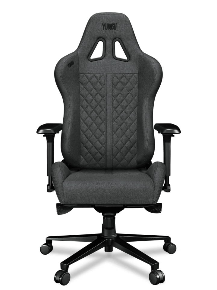 Fotel gamingowy YUMISU 2050 Tkanina GRAY/BLACK - obrazek 5