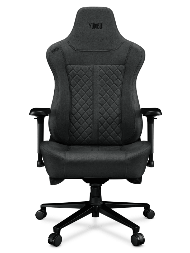 Fotel gamingowy YUMISU 2052 Tkanina GRAY/BLACK - obrazek 6