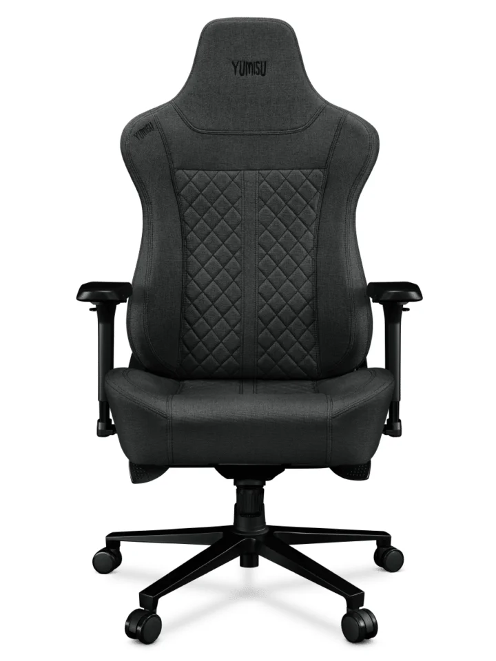 Fotel gamingowy YUMISU 2052 Tkanina GRAY/BLACK - obrazek 6