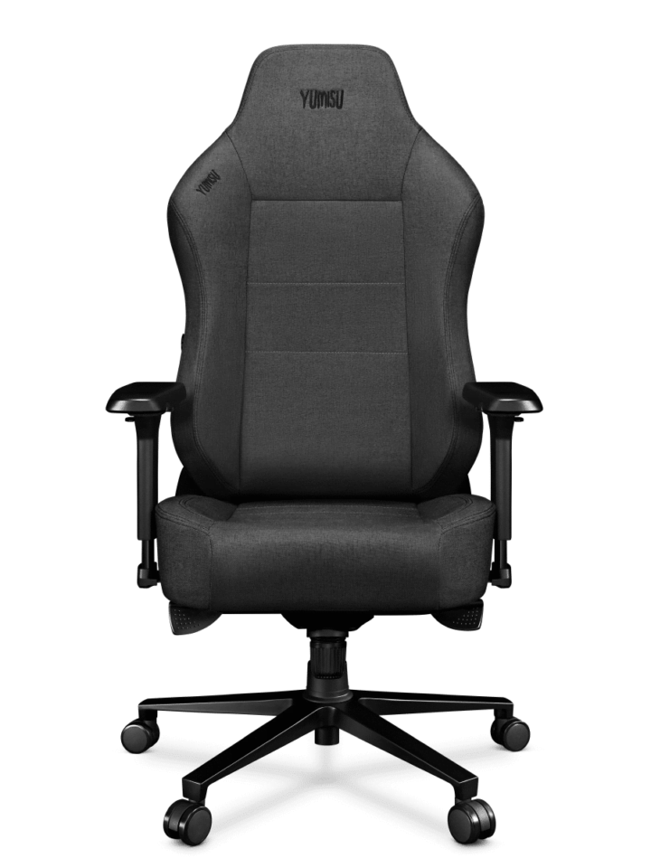 Fotel gamingowy YUMISU 2054 Tkanina GRAY/BLACK - obrazek 6