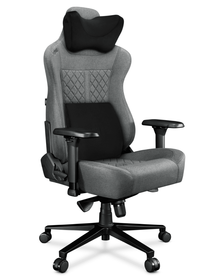 Fotel gamingowy YUMISU 2052 Tkanina CLOUD/BLACK - obrazek 5
