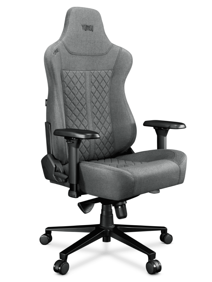 Fotel gamingowy YUMISU 2052 Tkanina CLOUD/BLACK - obrazek 4