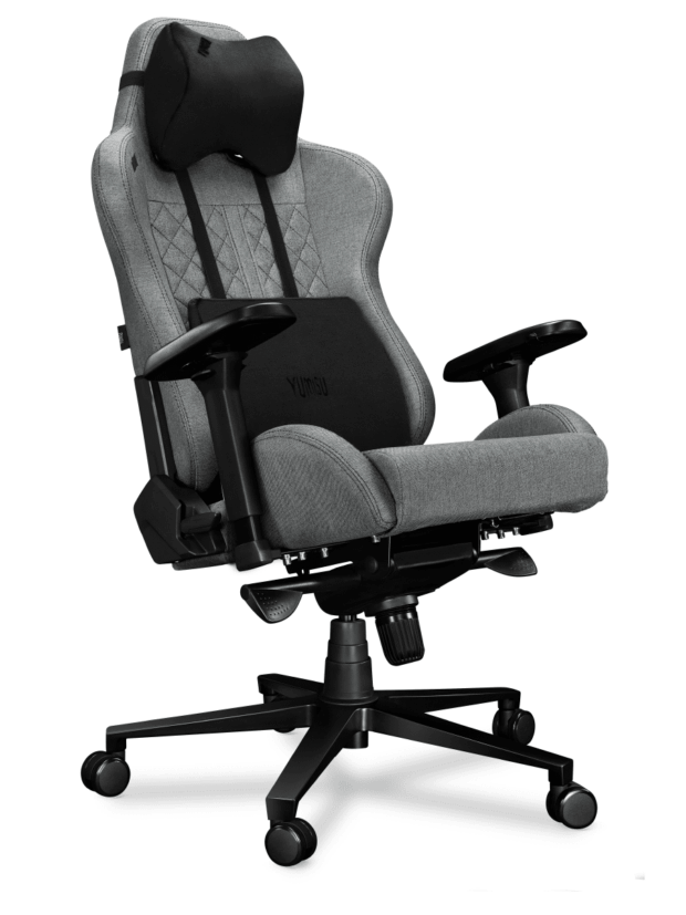 Fotel gamingowy YUMISU 2050 Tkanina CLOUD/BLACK