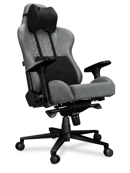 Fotel gamingowy YUMISU 2050 Tkanina CLOUD/RED