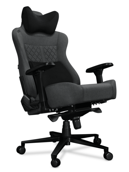 Fotel gamingowy YUMISU 2052 Tkanina GRAY/BLACK
